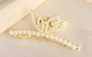 kẹp tóc ngọc trai