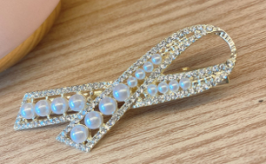 kẹp tóc ngọc trai