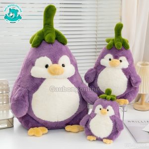Gấu Bông Cánh Cụt Cà Tím