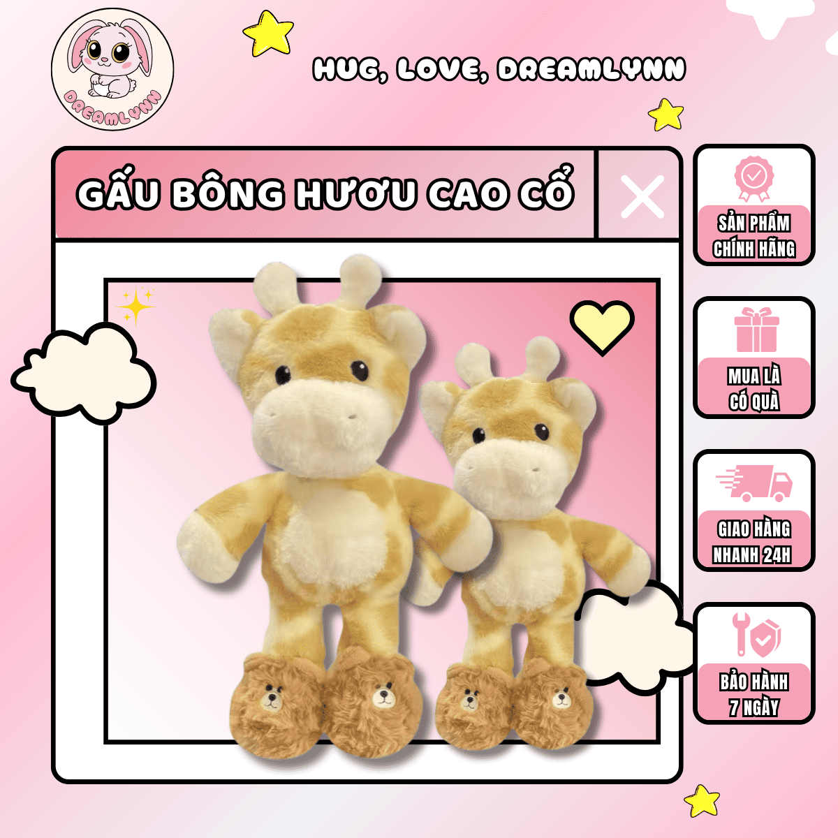 gấu bông hươu cao cổ