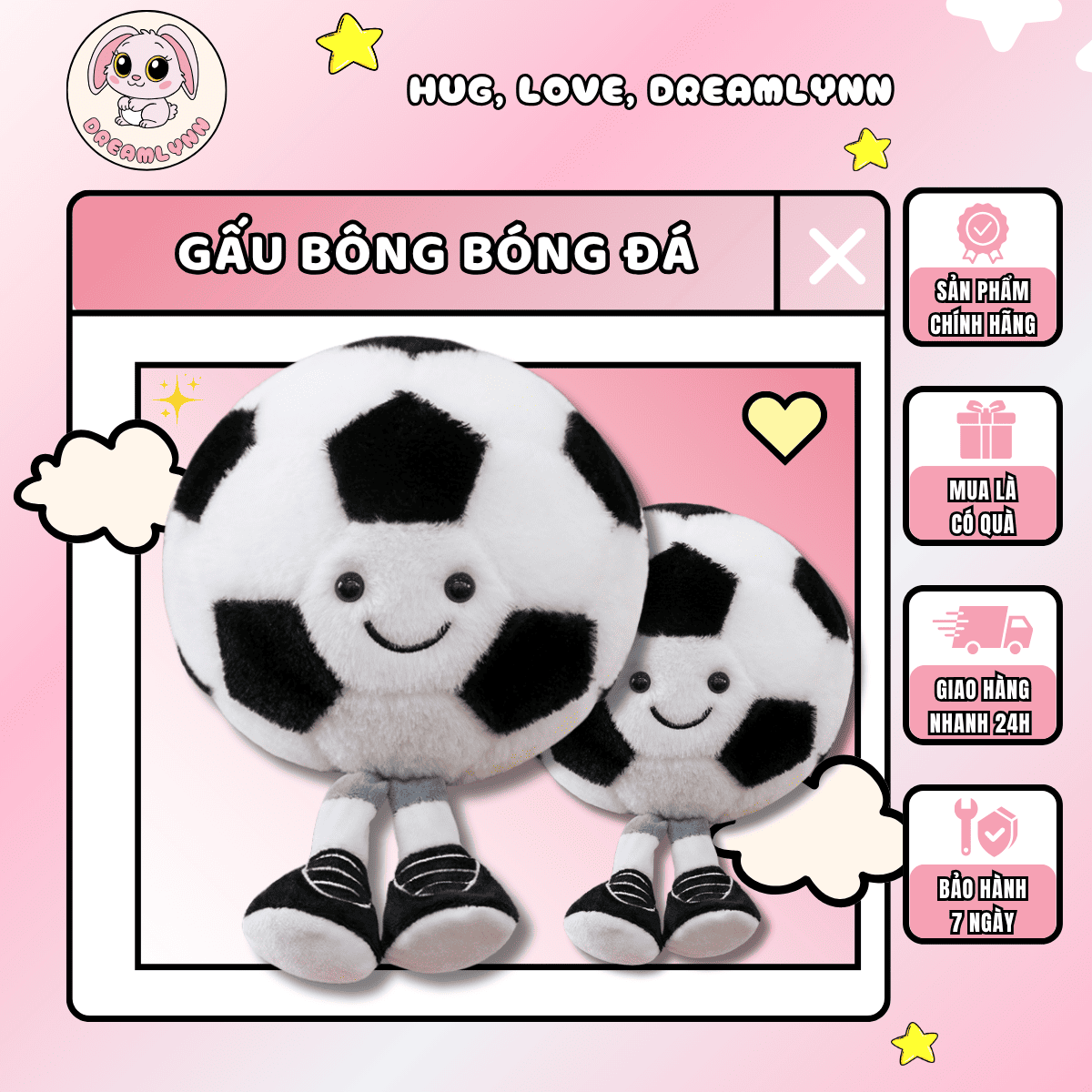 Gấu bông bóng đá