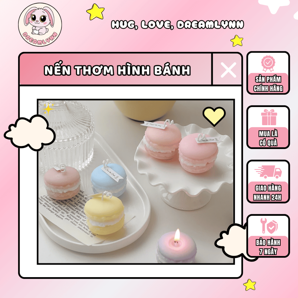 nến thơm hình bánh