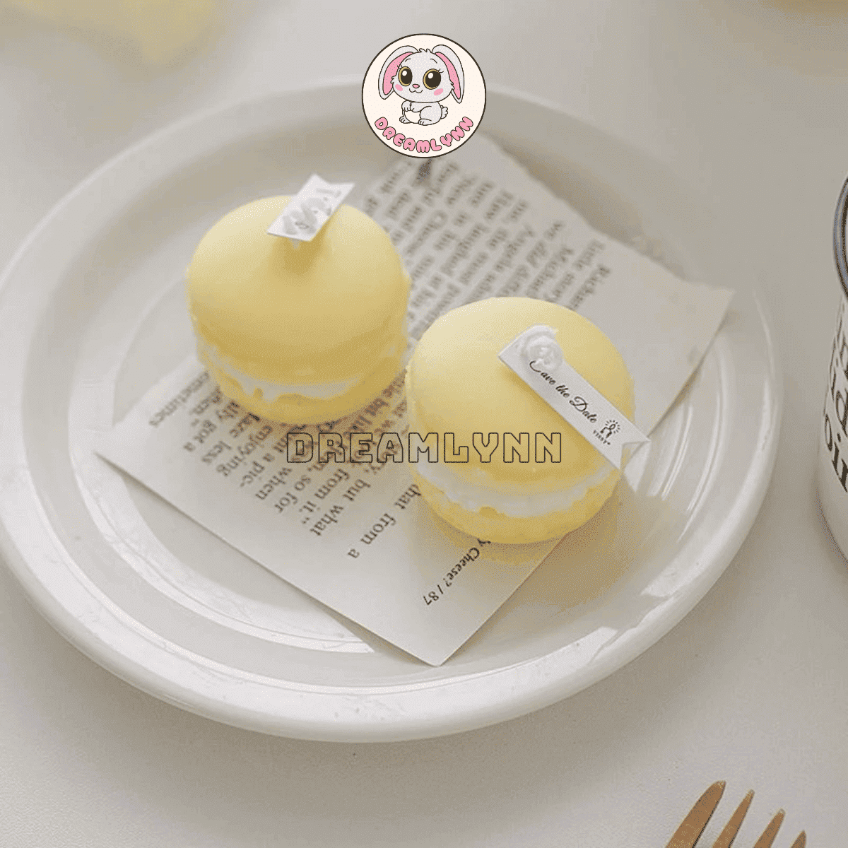 nến thơm hình bánh