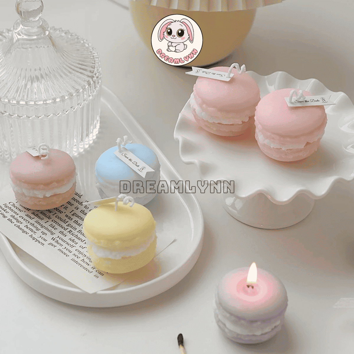 nến thơm hình bánh