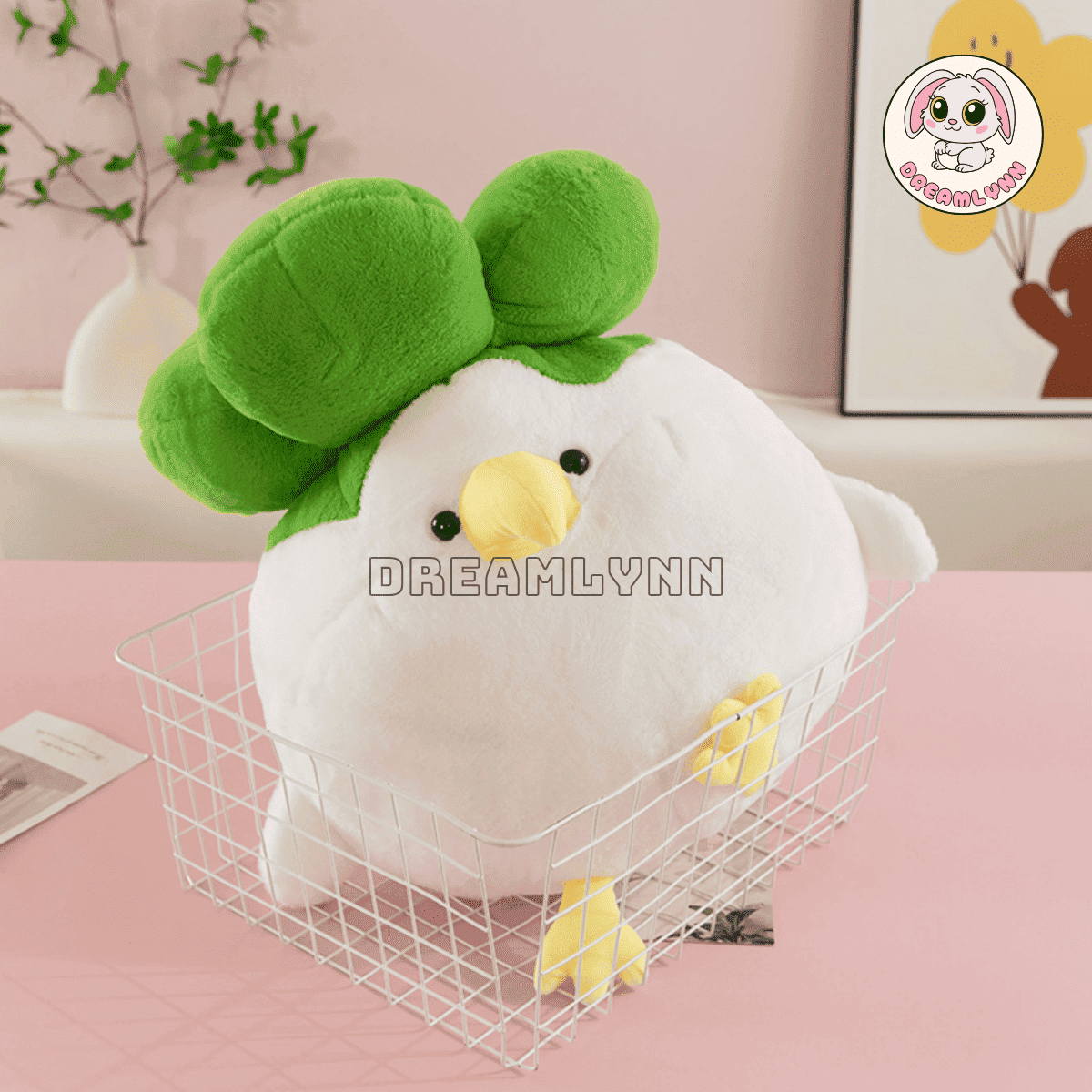 Gấu bông gà cải thảo