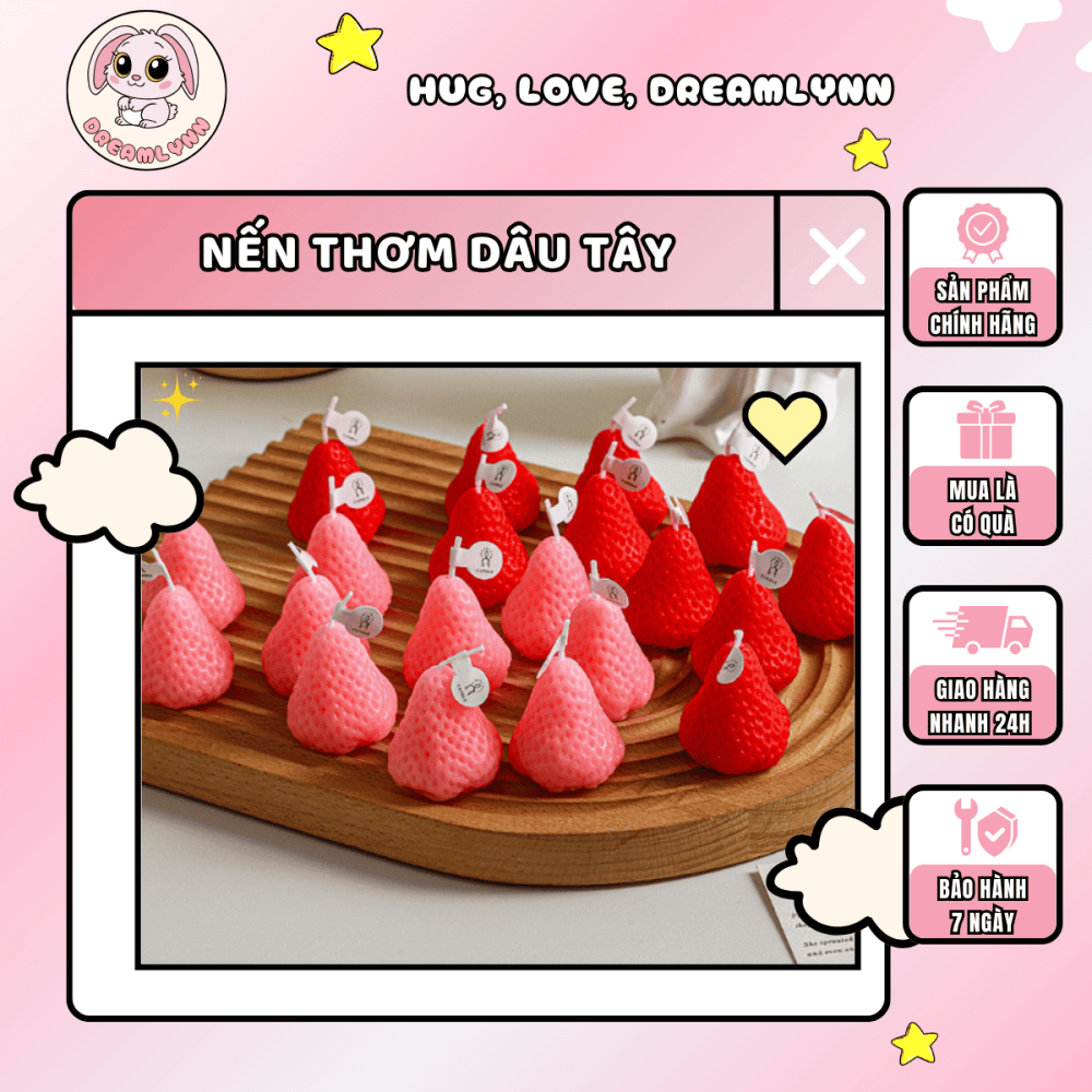 Nến Thơm Dâu Tây