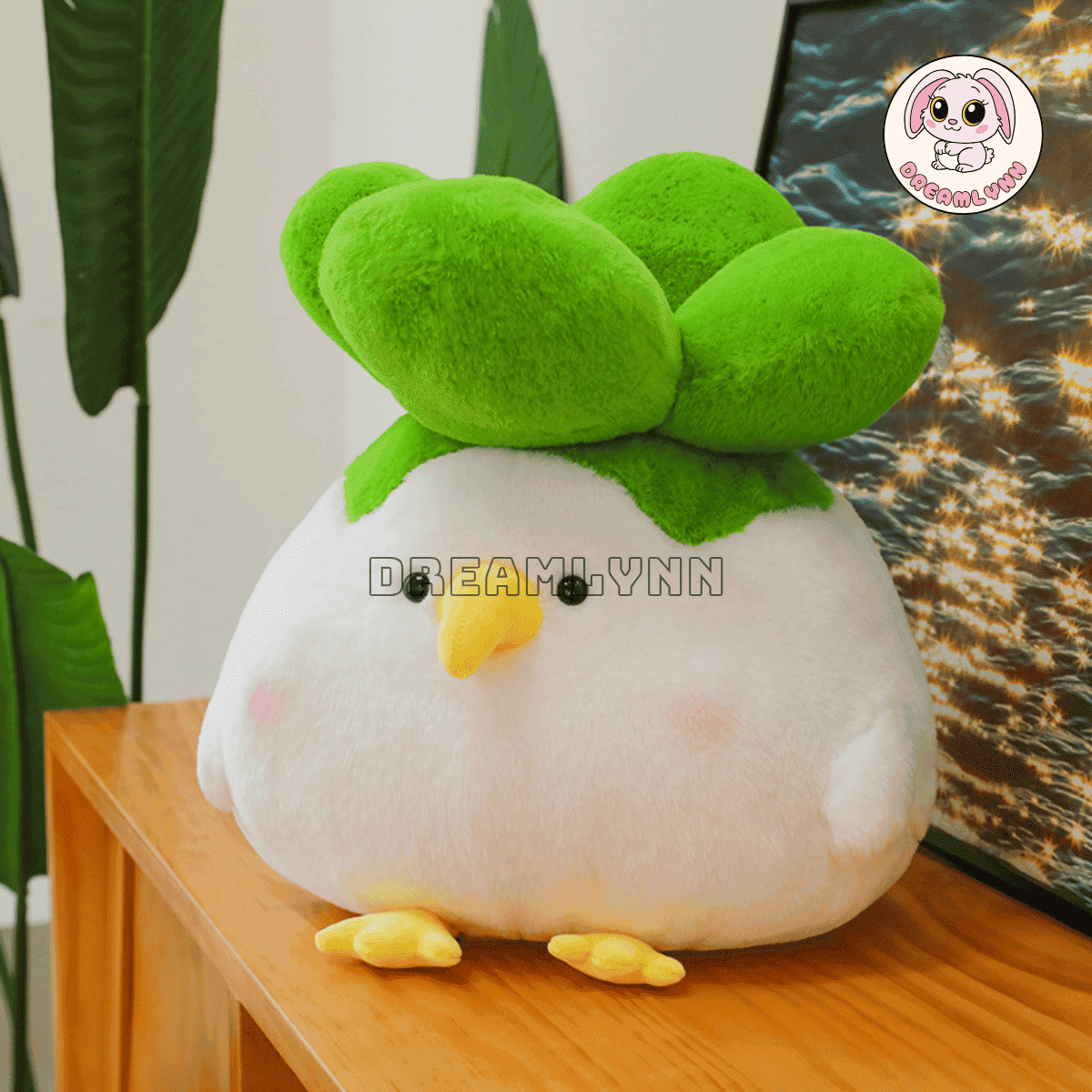 Gấu bông gà cải thảo