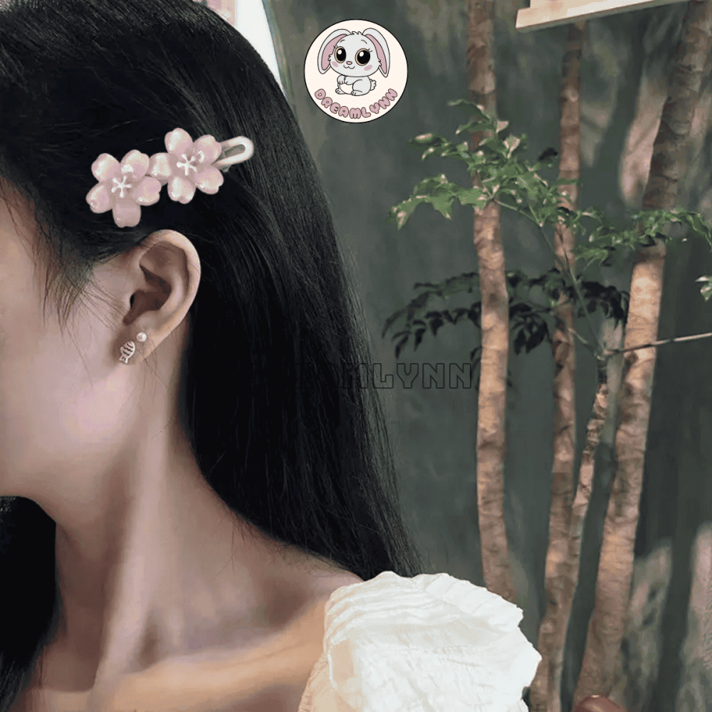 Kẹp tóc hoa anh đào