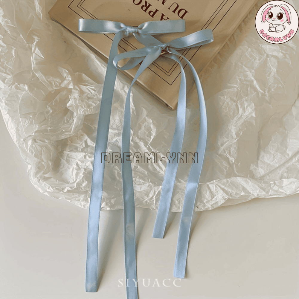 Kẹp tóc ruy băng nơ bướm