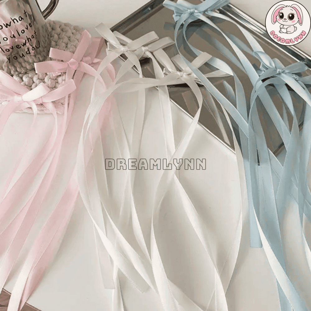 Kẹp tóc ruy băng phong cách ba lê Dreamlynn