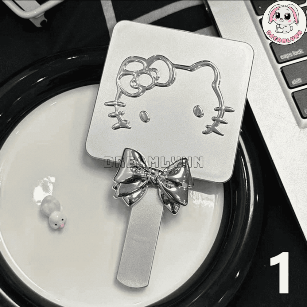 Gương xám Hello Kitty