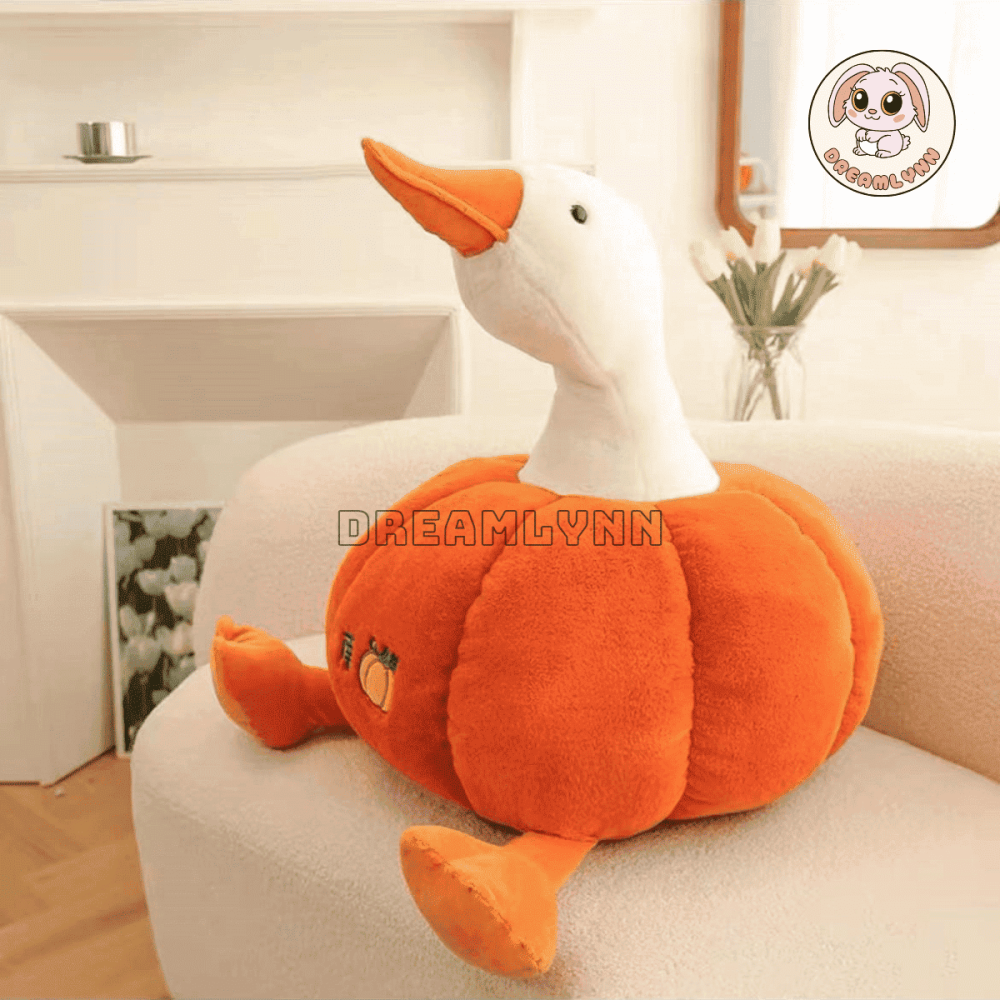gấu bông vịt bí ngô