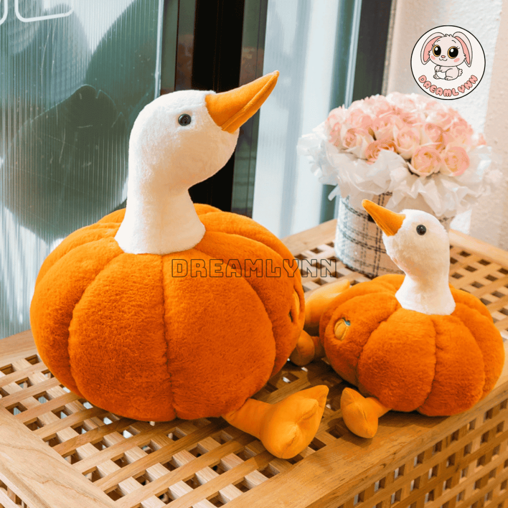 gấu bông vịt bí ngô