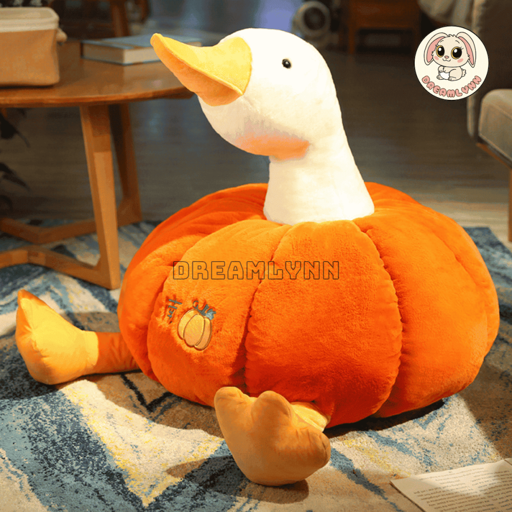 gấu bông vịt bí ngô