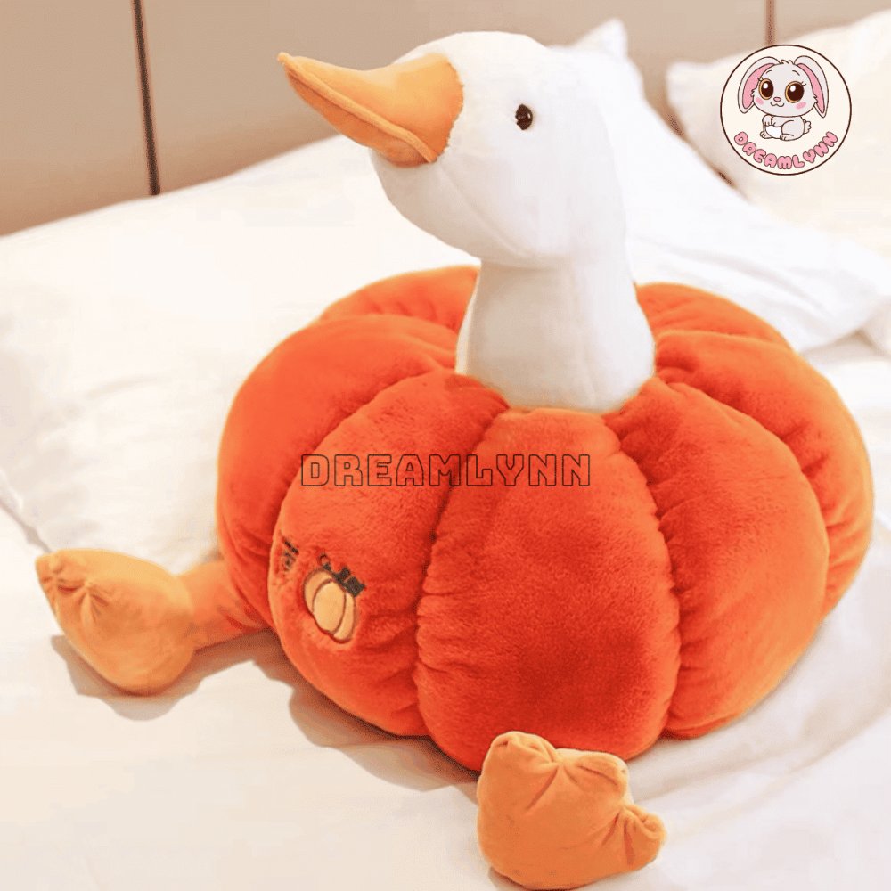 gấu bông vịt bí ngô