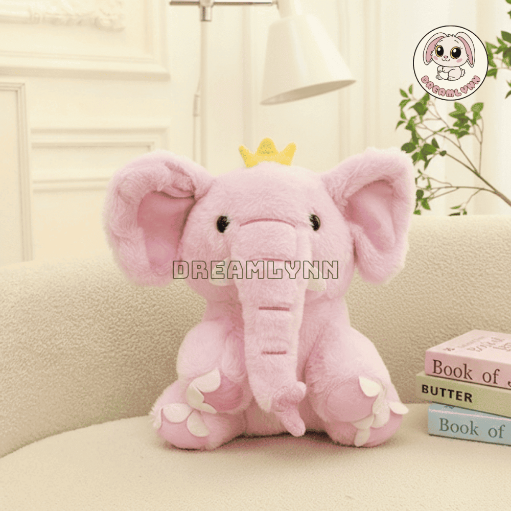 gấu bông voi hồng