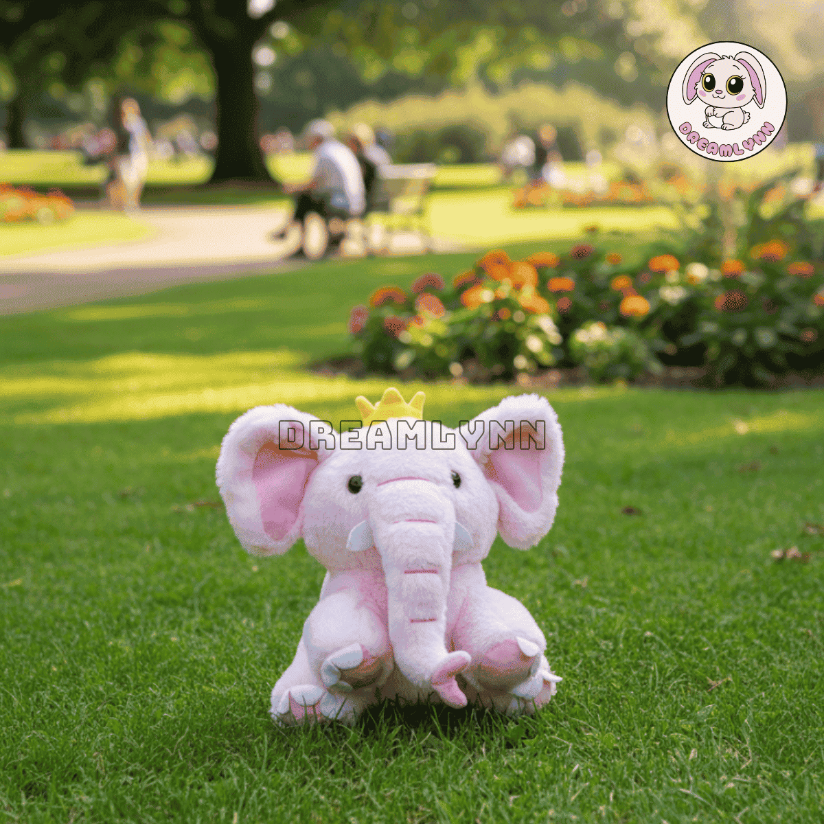 gấu bông voi hồng