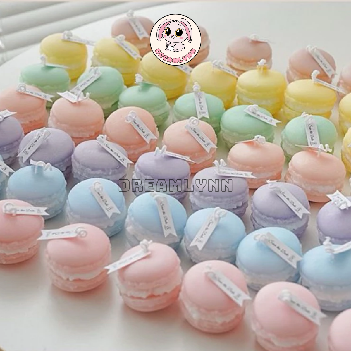 Nến thơm hình bánh Macaron