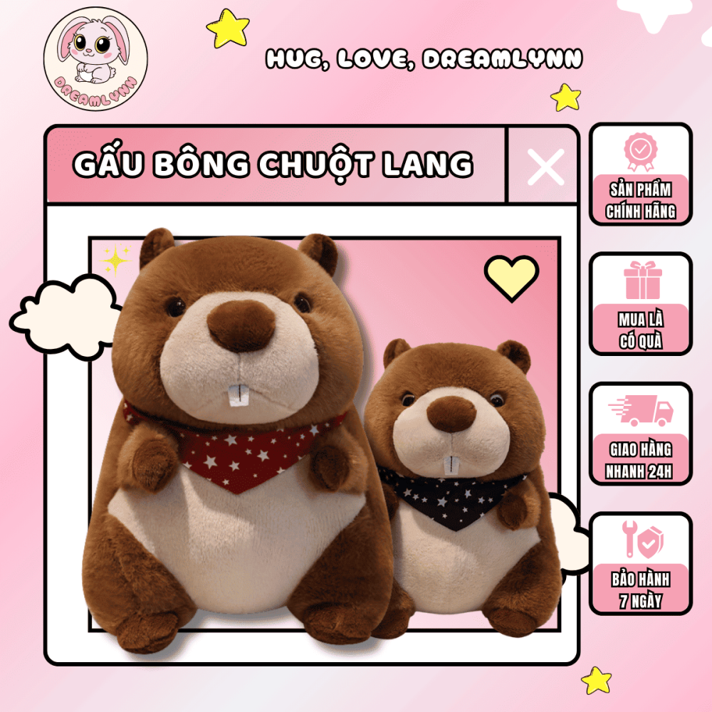 gấu bông chuột lang