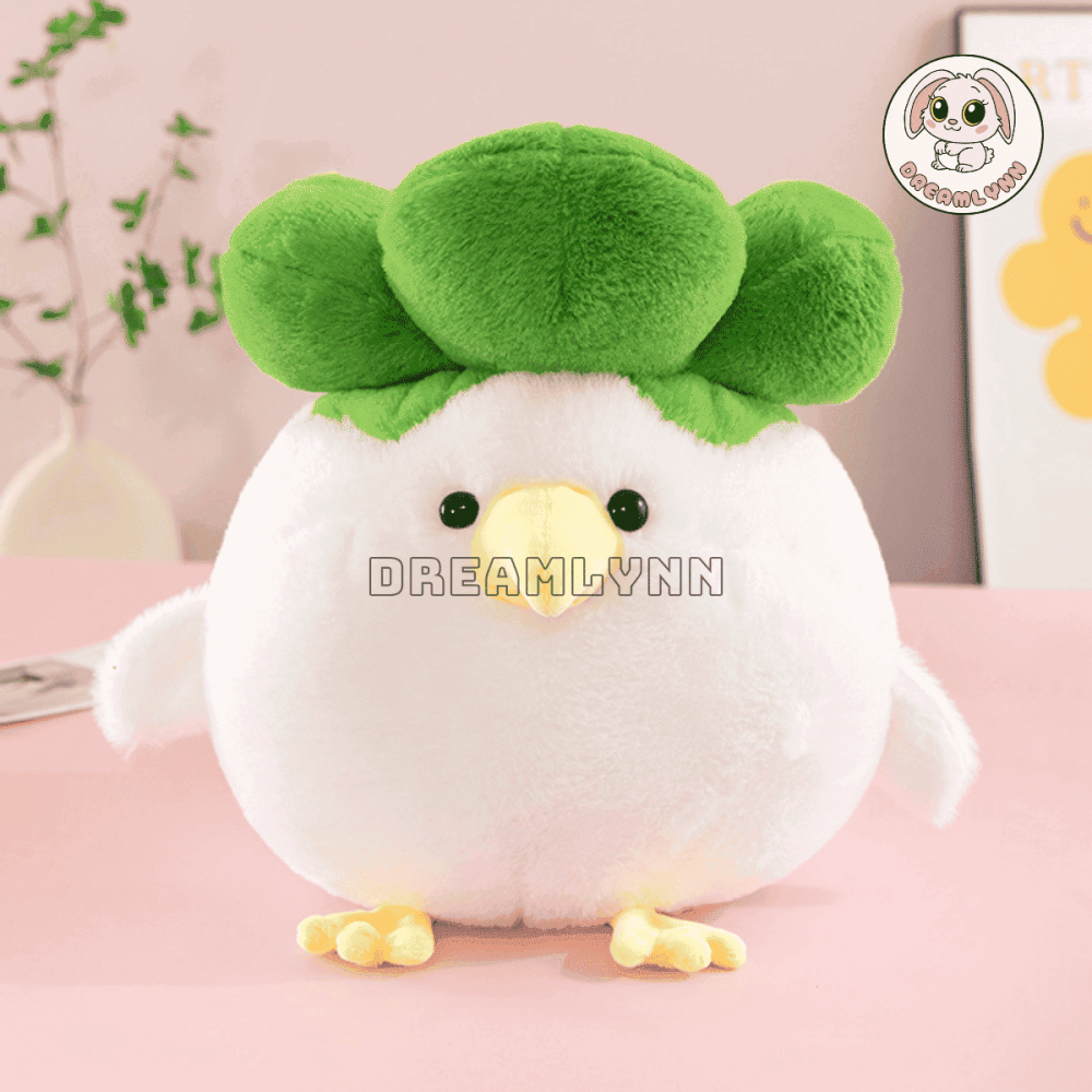 Gấu bông gà cải thảo
