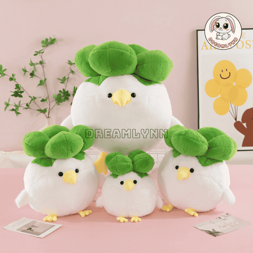 Gấu bông gà cải thảo