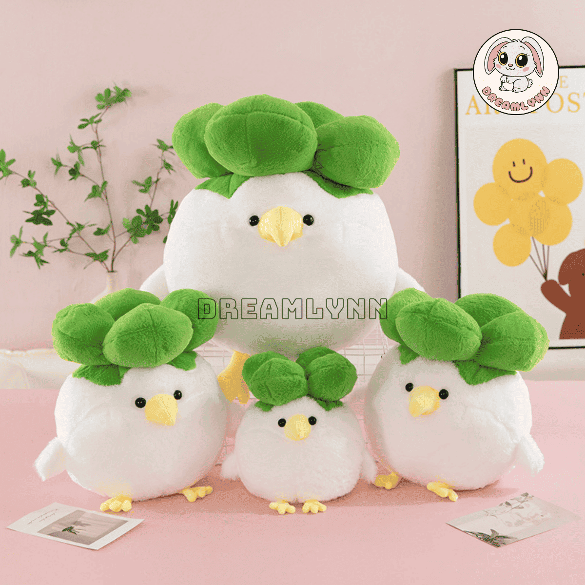 Gấu bông gà cải thảo