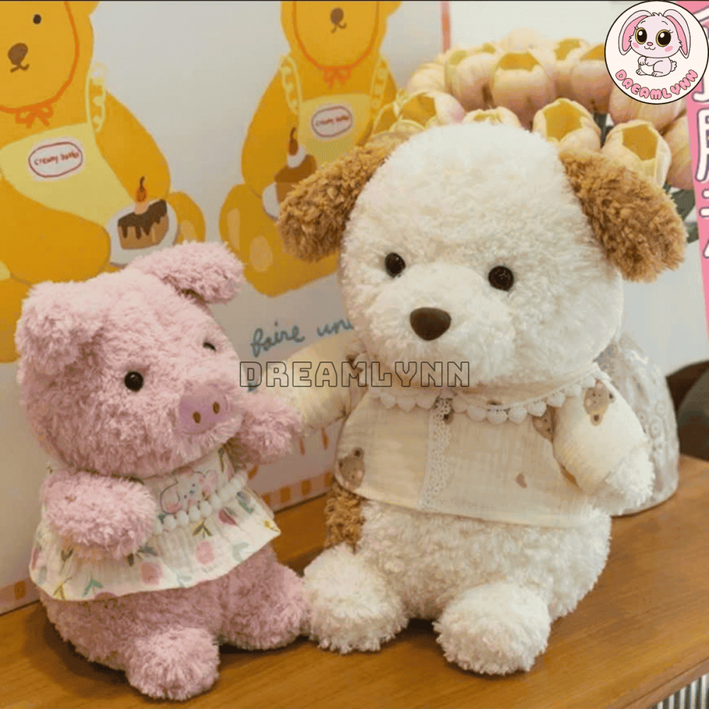 Gấu bông chó lông xù