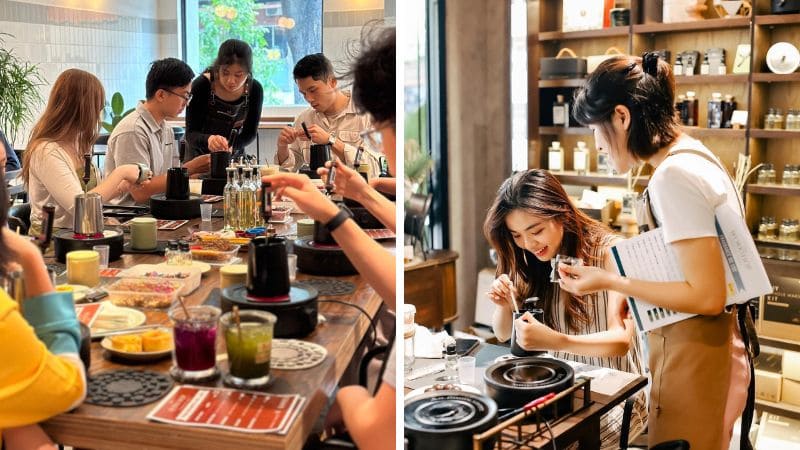 làm nến thơm là tình đầu