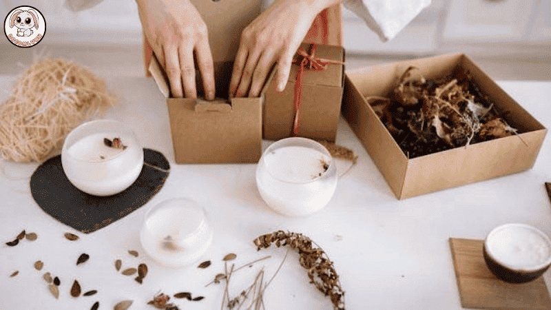 nguyên liệu thay thế sáp trong cách làm nến thơm không cần sáp 