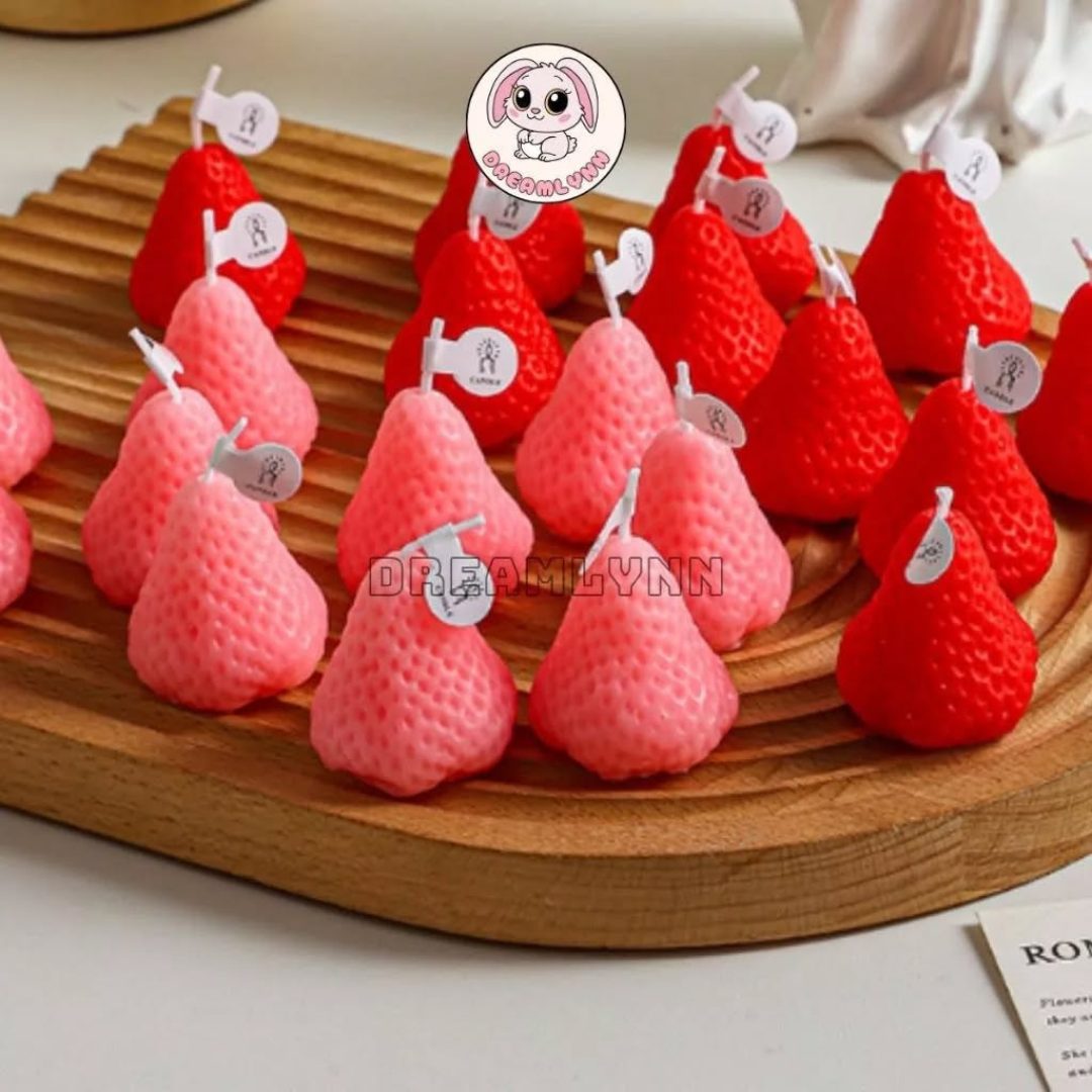 Nến thơm dâu tây hình trái dâu mini tại Dreamlynn