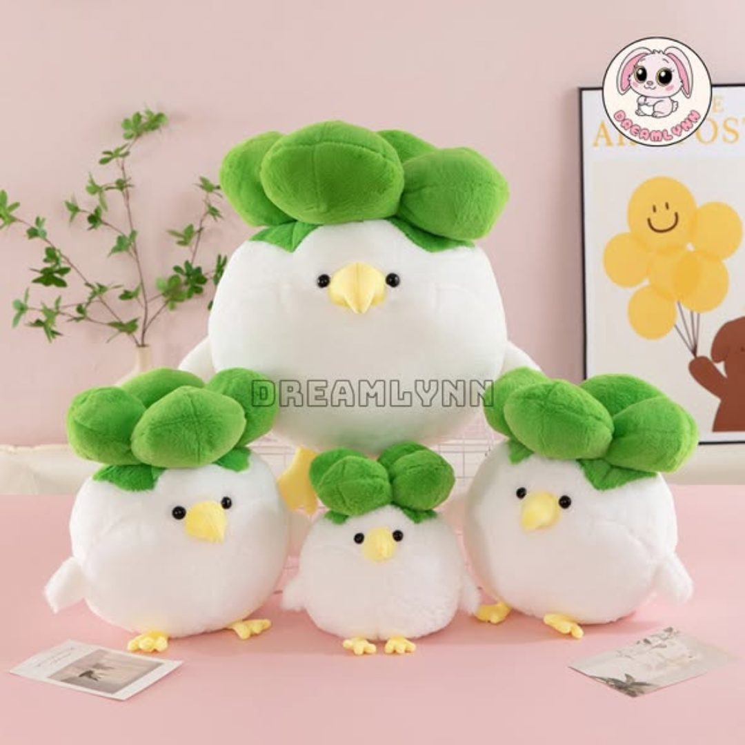 Gấu bông Vịt rau cải làm quà Valentine cho bạn gái